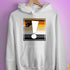 Bear Pride Flag Exclamation Point Hoodie - White